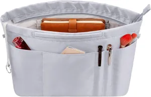 Vercord Purse Insert Organizers for Tote Handbag Bag in Bag with Zipper Liner Bag Organizer for Women 14 pockets