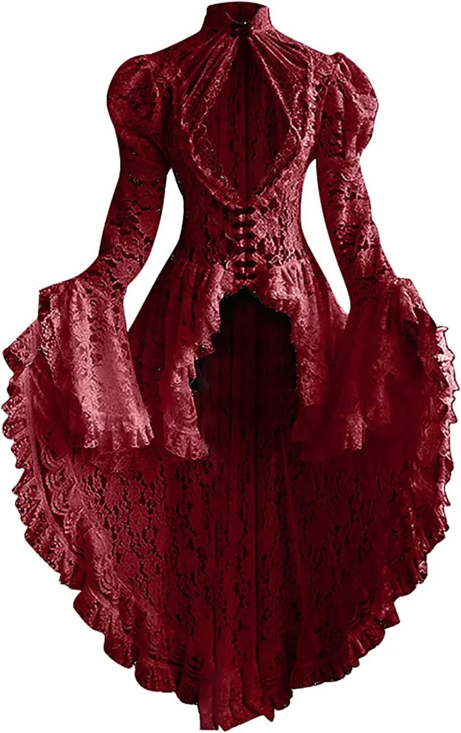 Victorian Dress for Women Retro Medieval Renaissance Corset Dress 18 Century Vampire Fairy Dresses Halloween Costumes