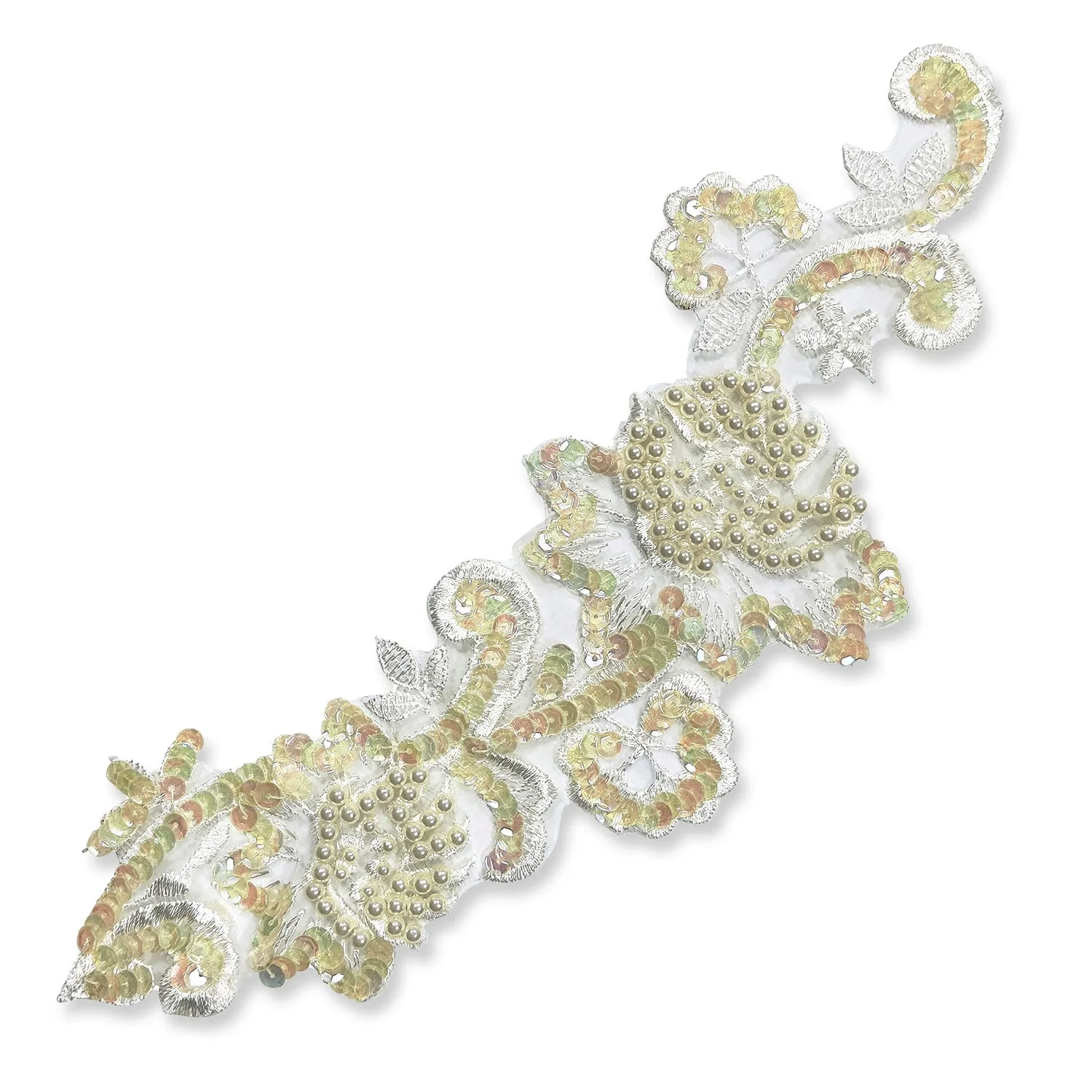 Vintage Flower Cluster Lace Applique/Patch Pack of 2