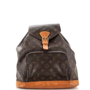 Vintage Montsouris Backpack Monogram Canvas GM