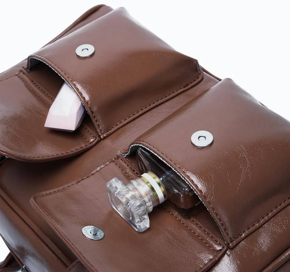 VODIU Shoulder Bag For Women,Retro Leather Tote Handbags Satchel Bag Trendy Clutch Purse