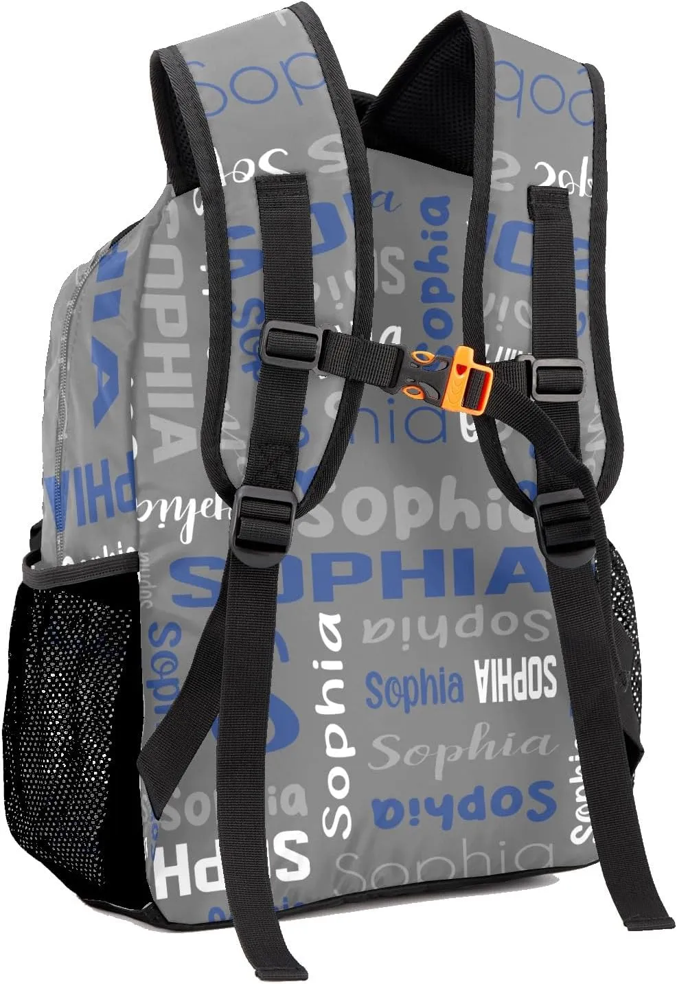 Waterproof Personalized Bookbag Custom Backpack with Name for Elementary Girls Boys, Unique Customized School Book Bag, Customize Back Pack Gift for Kids, 1 Pack