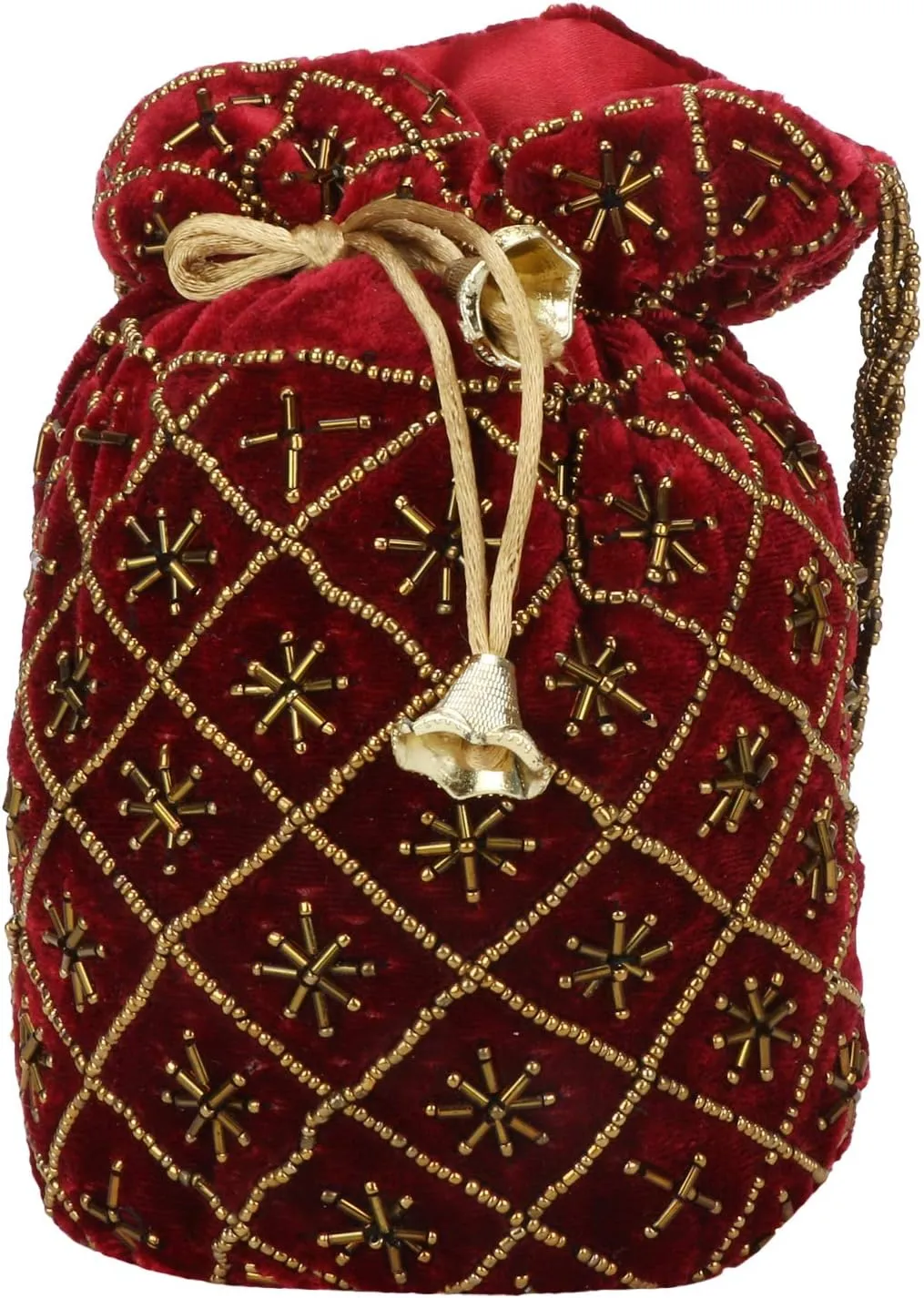 Wedding Potli, Designer Bridal Clutch/Jewelry Pouch/Worship Potli Bag for Girls & Women