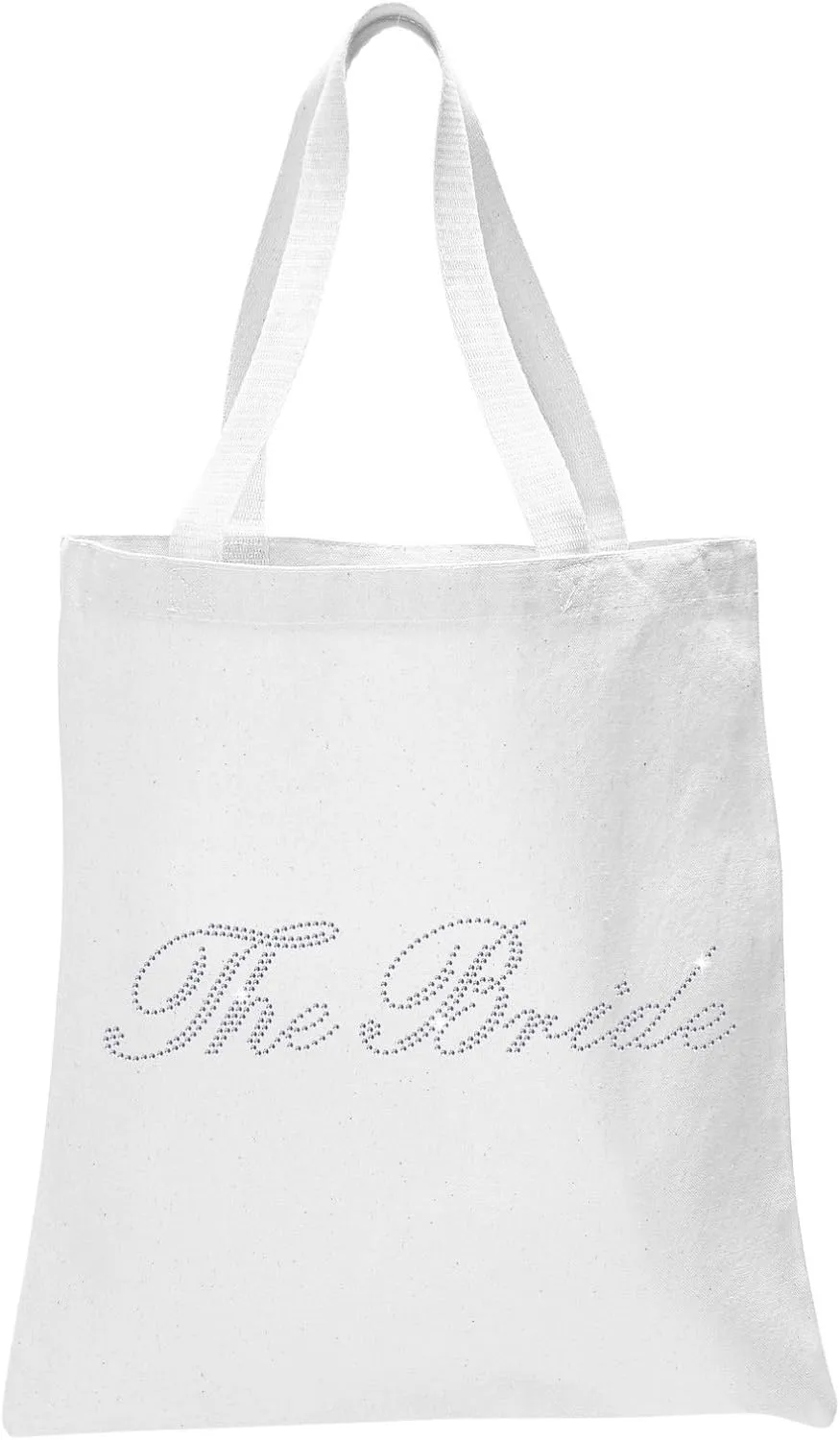 White Crystal Open Toe Spa Slippers and Tote bags wedding bride gift hen party