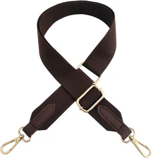 Wide Purse Strap Adjustable Canvas Replacement Crossbody Handbag Shoulder Bag Strap