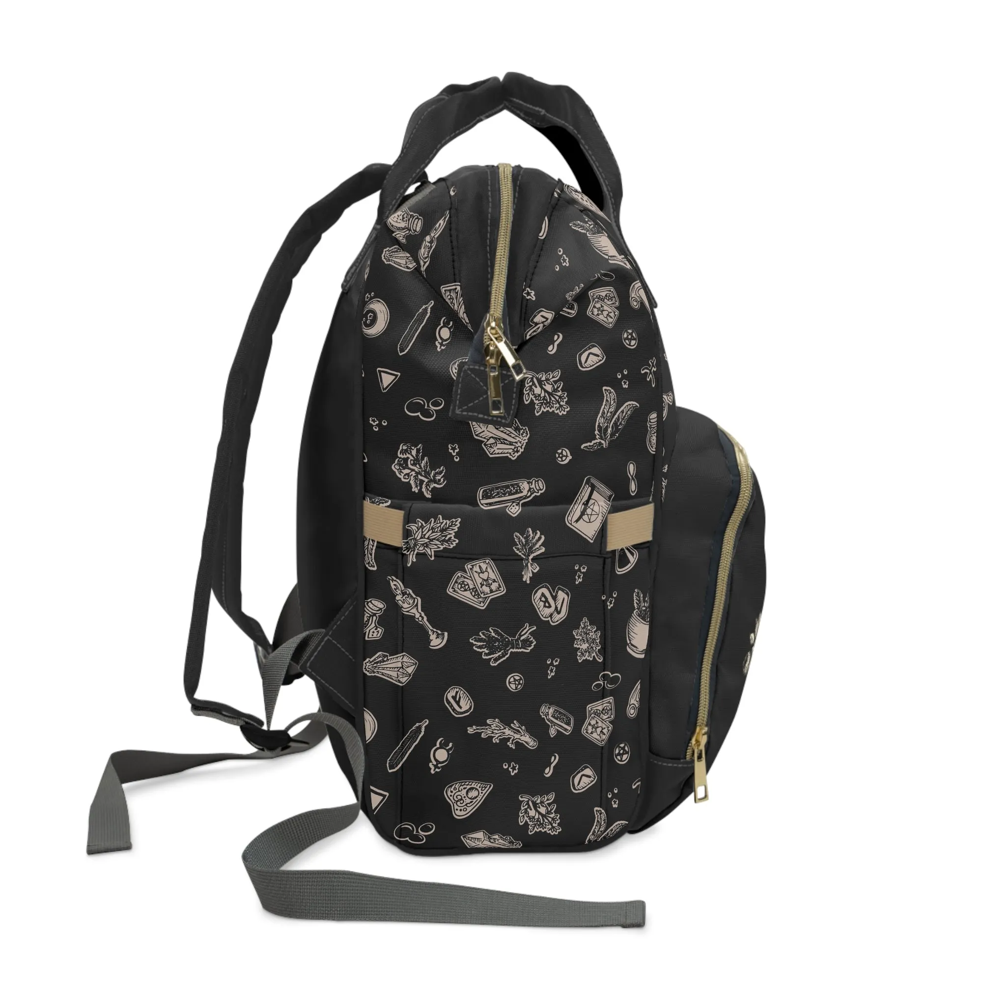 Witchy "Spells & Potions" Multifunctional Diaper Backpack