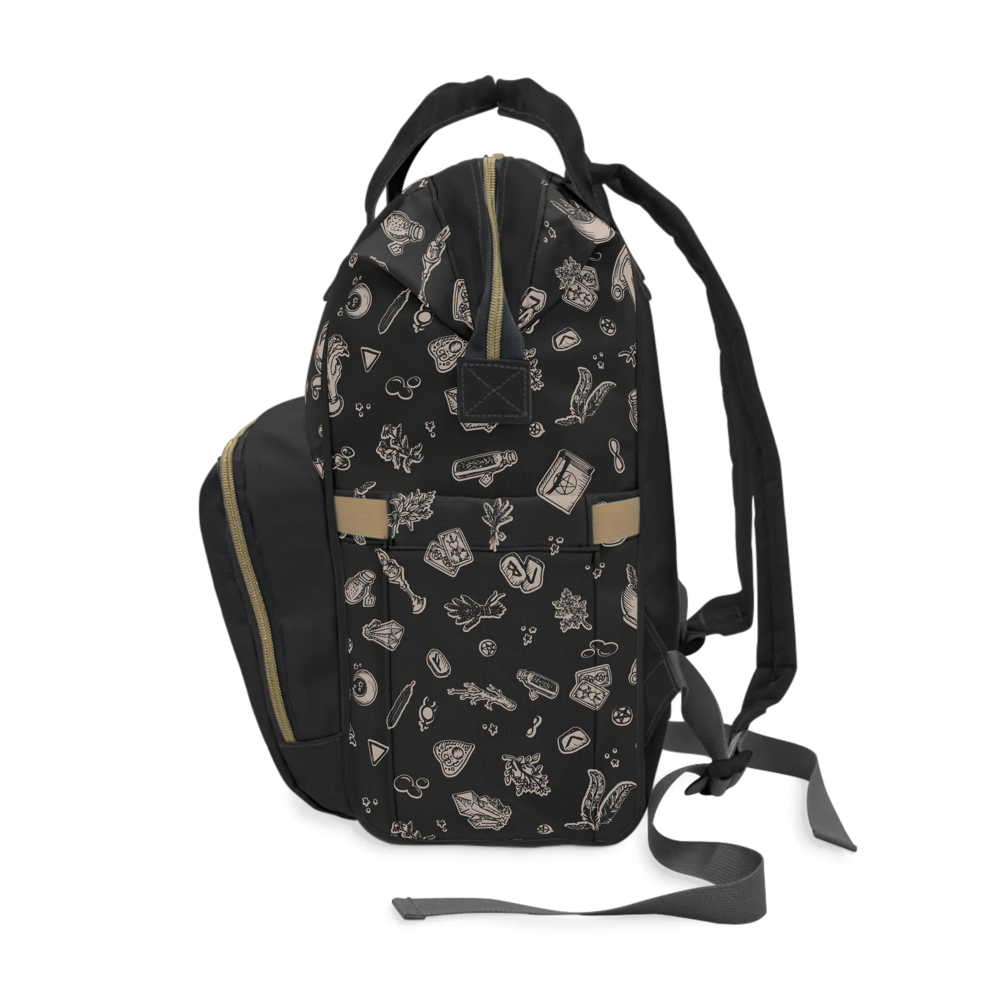 Witchy "Spells & Potions" Multifunctional Diaper Backpack