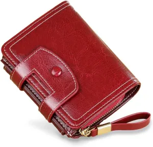 Womans Handbags Coin Purse Cards Holder Leather Billfold Wallet