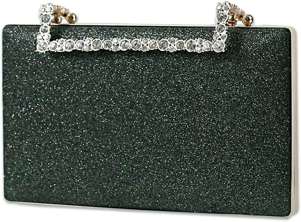 Women Clutch Purse Glitter Evening Bag Sequins Clutch Bag Sparkly Handbag Bridal Wedding Purse