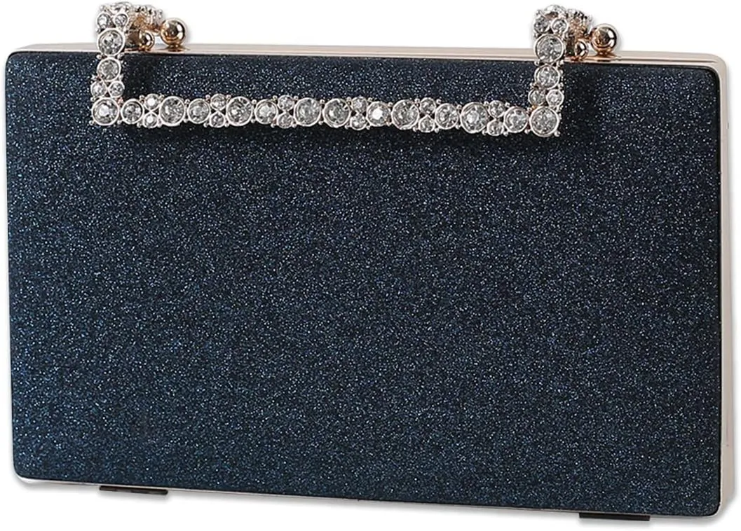 Women Clutch Purse Glitter Evening Bag Sequins Clutch Bag Sparkly Handbag Bridal Wedding Purse