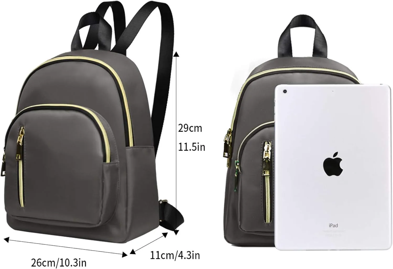 Women Mini Backpack Purse Water resistant Nylon Fashion College Bag Casual Daypack