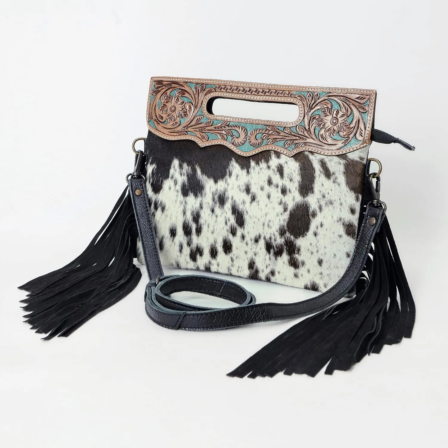 Women Natural Cowhide Leather Crossbody Sling Bag With Adjustable Detachable Strap | Shoulder Bag | Handbag