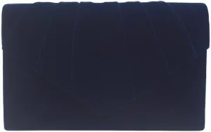 Women Pleated Evening Bag Velvet Suede Envelope Clutch Purse Party Prom Handbag,