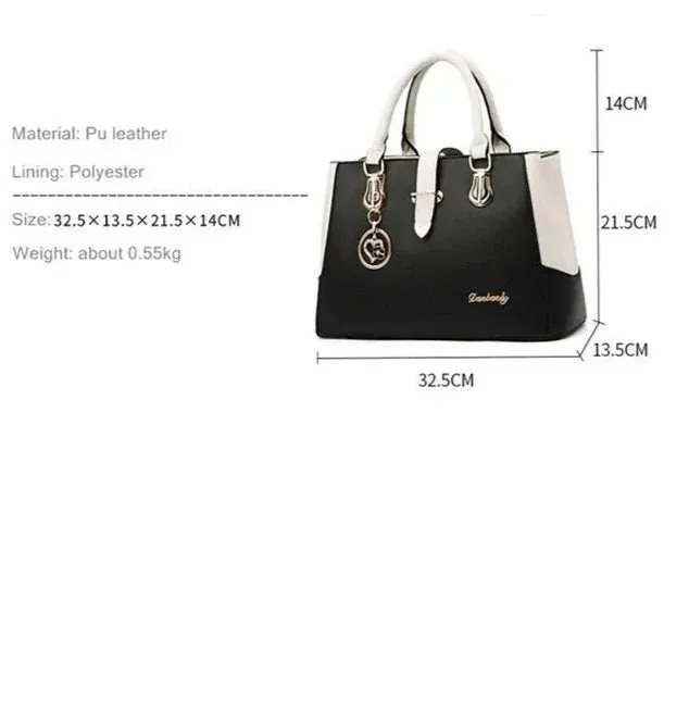 Women PU Leather Large Handbags