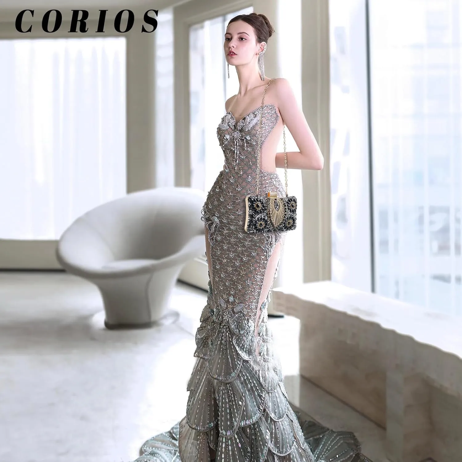 Women Rhinestone Evening Bag Multicolor Clutch Bag Bridal Wedding Purse Luxury Crystal Handbag Glitter Shoulder Bag