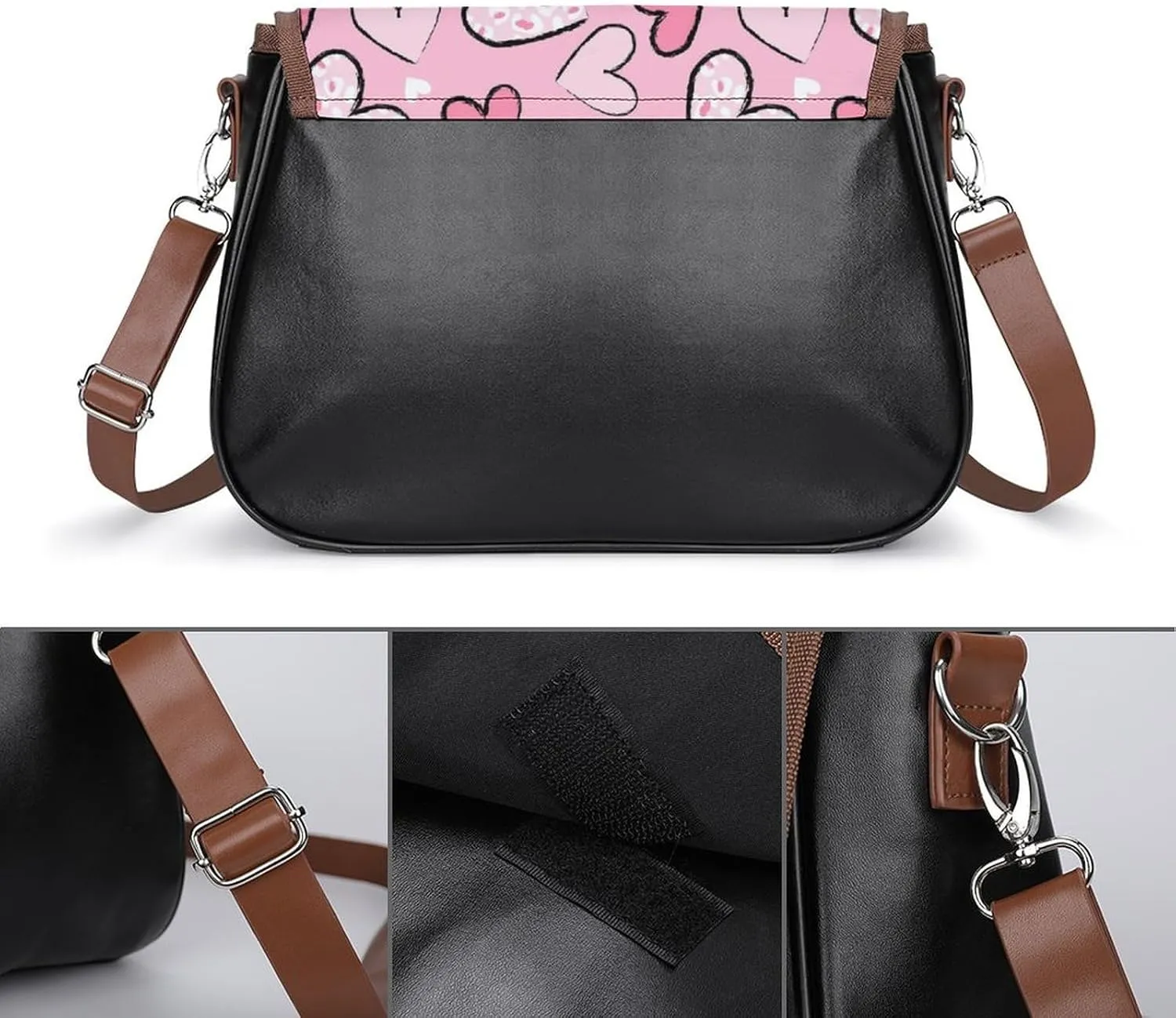Women Shoulder Bag Leather Hobo Handbags Adjustable Shoulder Bags