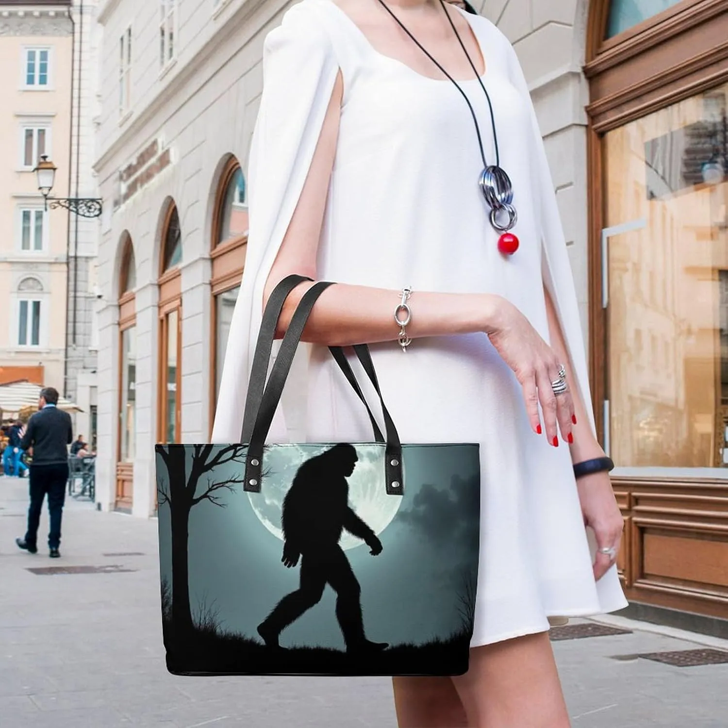 Women Tote Bags Handbags PU Leather Shoulder Casual Handbags