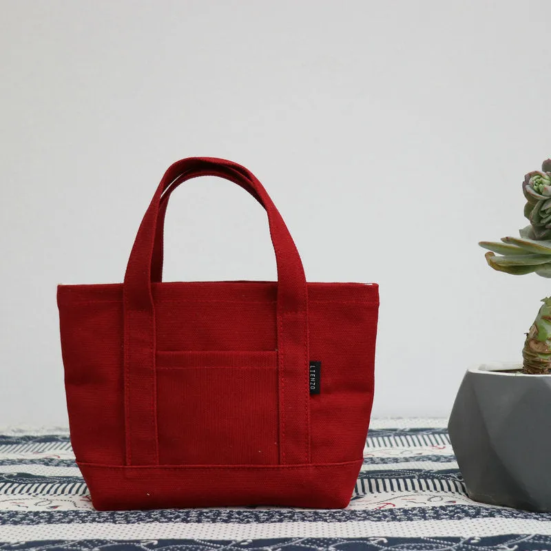 Women's Canvas Artistic Simple Cute Hand Handbags