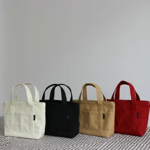 Women's Canvas Artistic Simple Cute Hand Handbags