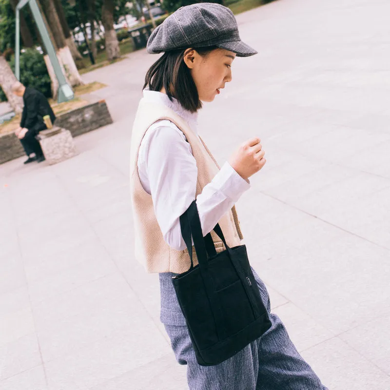 Women's Canvas Quality Personalized Simple Style Handbags