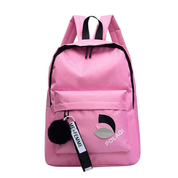 Women's Cheap Nylon Leaves Large Capacity Early Backpacks