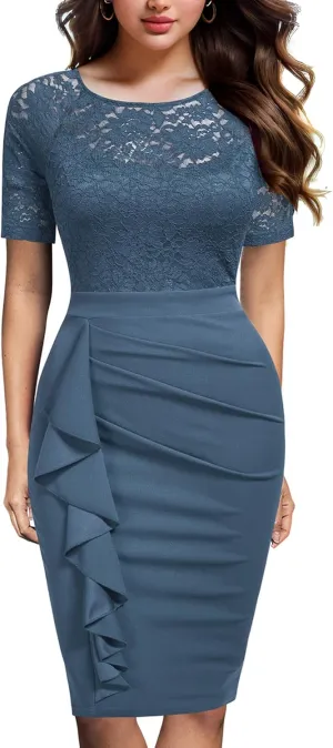 Womens Cocktail Dresses for Wedding Guest Evening Party Church Dress