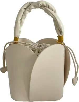 Women's Floral Bucket Bag – Stylish Drawstring Shoulder, Crossbody & Handbag for Daily Commutes & Casual Wear