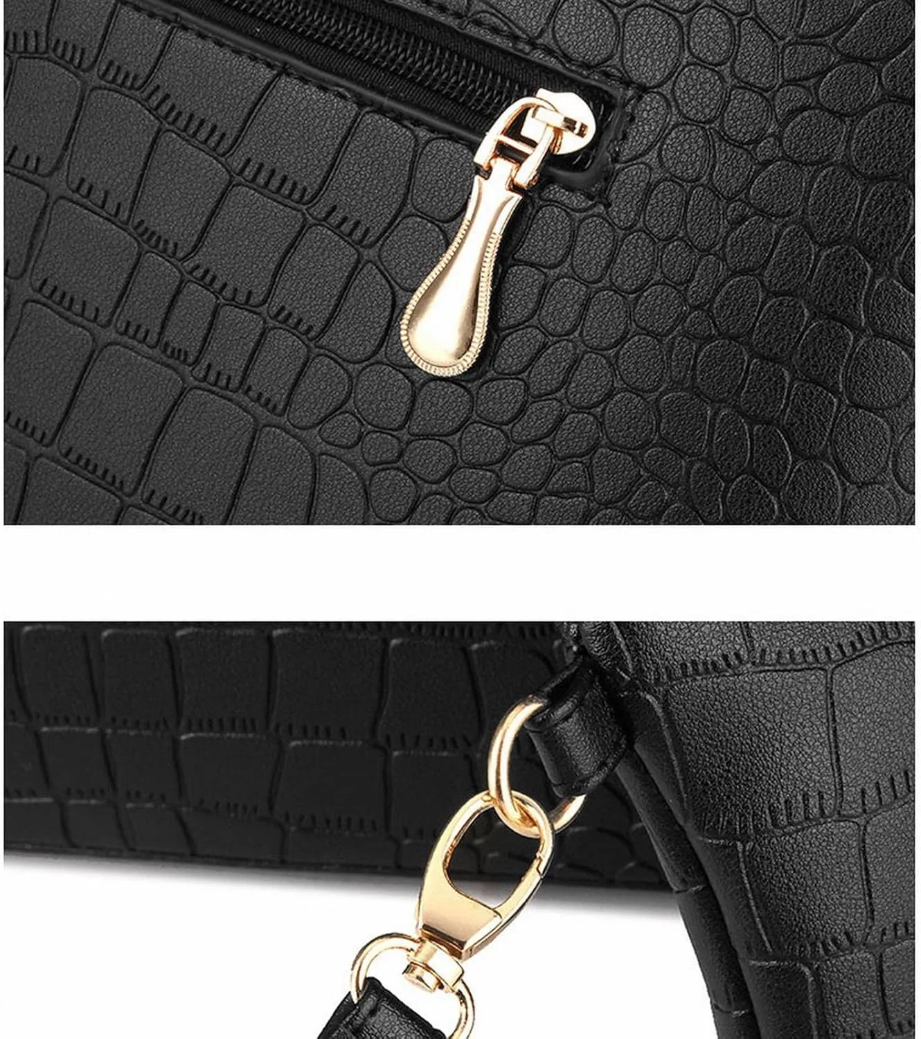 Women's Handbags 2pcs/Set Women Bag New Hand Bags for Fashion Woman Handbags Tote Leather Shoulder Bag Ladies Handbags(Dark Bule)
