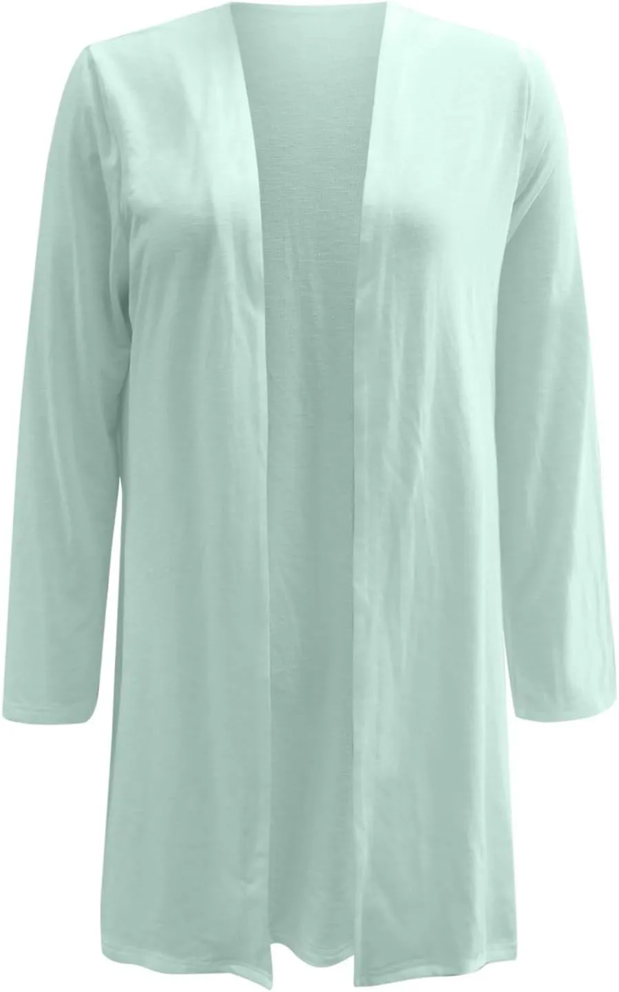 Womens Long Sleeve Open Front Cardigans Fashion Long Sweaters Warm Elegant Loose Casual Outwear