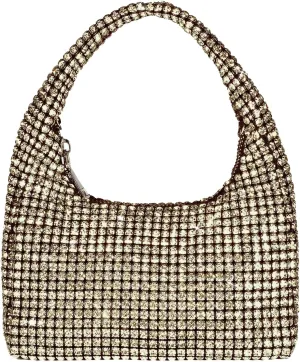 Women's Rhinestone Purses Sparkly Clutch Evening Handbag Prom Purse for Party Bridal Wedding