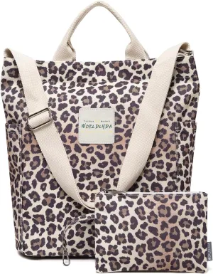 Worldlyda Women Canvas Tote Purse Large Shoulder Bag Casual Crossbody Hobo Top Handle Handbags