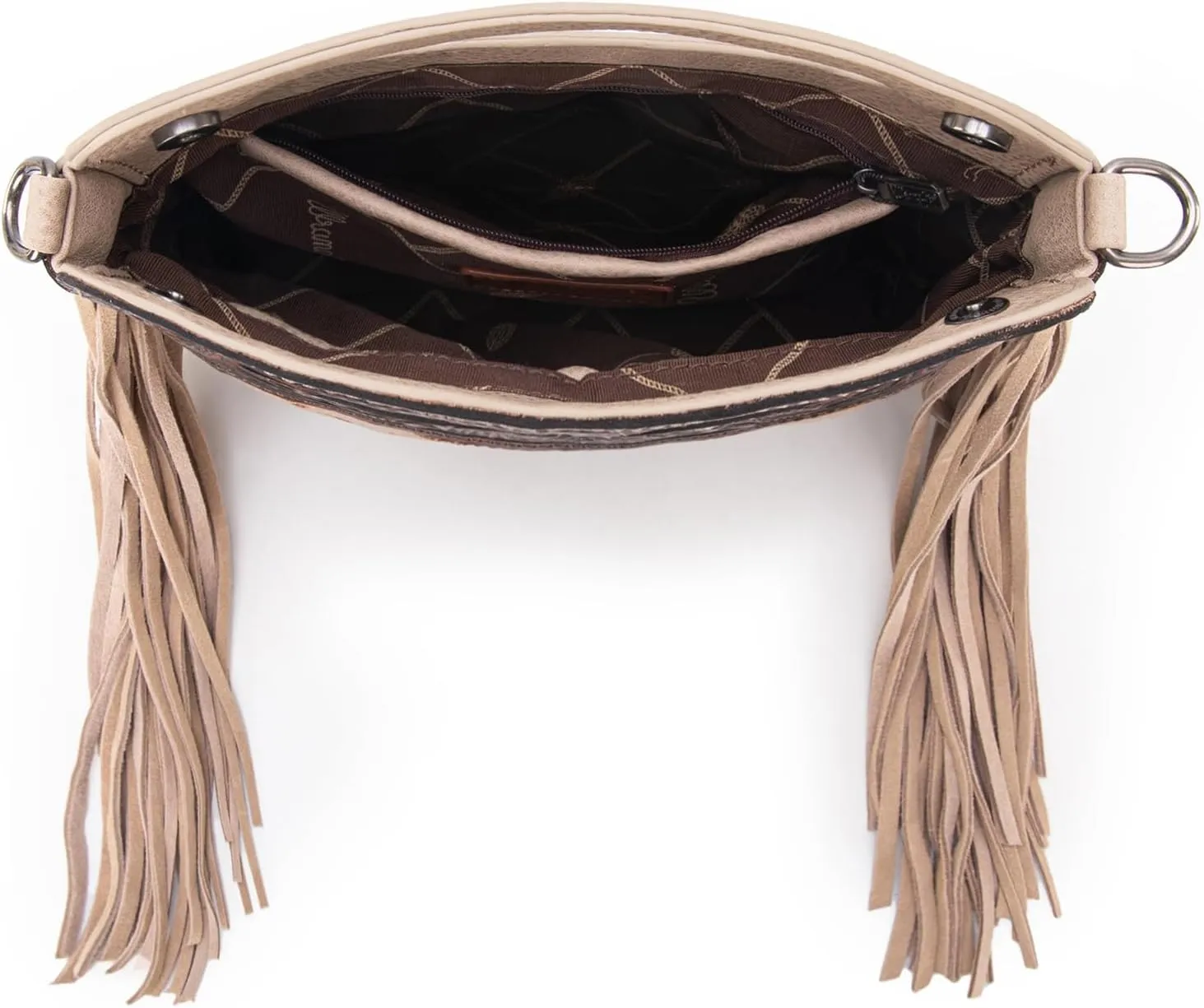 Wrangler Top Handle Handbags Western Fringe Crossbody Bag for Women Embroidered Boot Scroll Ladies Handbag