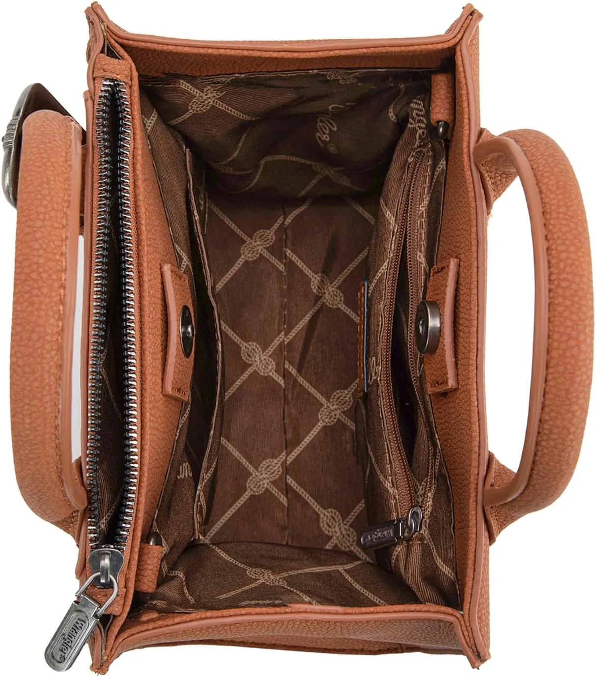 Wrangler Tote Bag for Women Western Cowhide Purse and Wallet Set