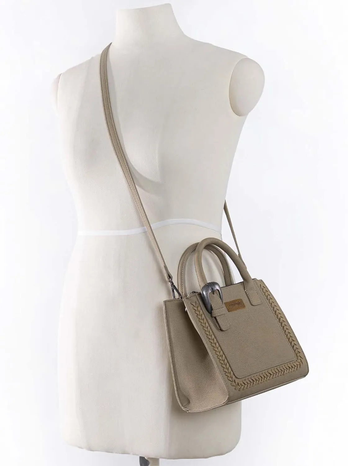 Wrangler Tote Bag for Women Western Cowhide Purse and Wallet Set