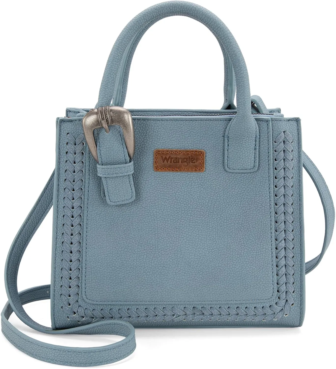 Wrangler Tote Bag for Women Western Cowhide Purse and Wallet Set