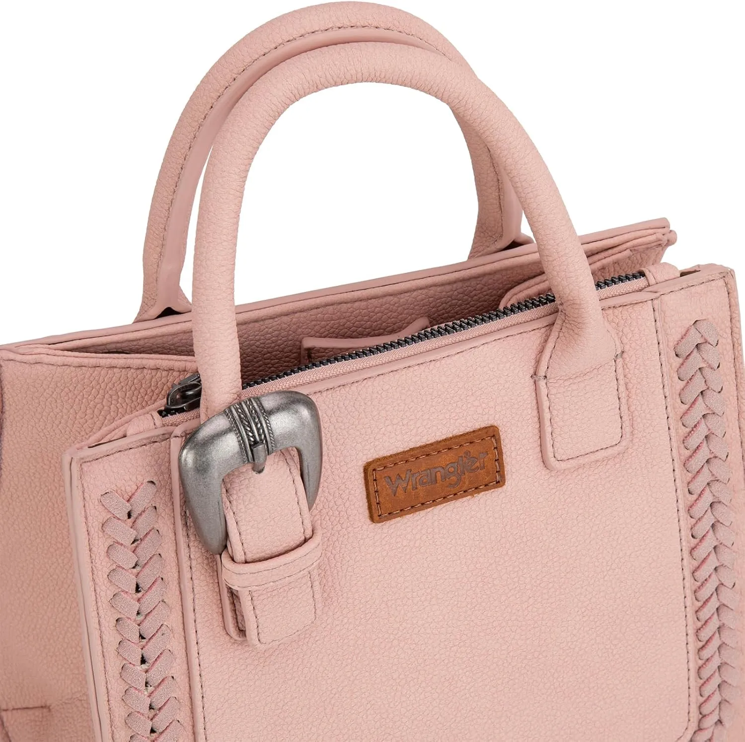 Wrangler Tote Bag for Women Western Cowhide Purse and Wallet Set