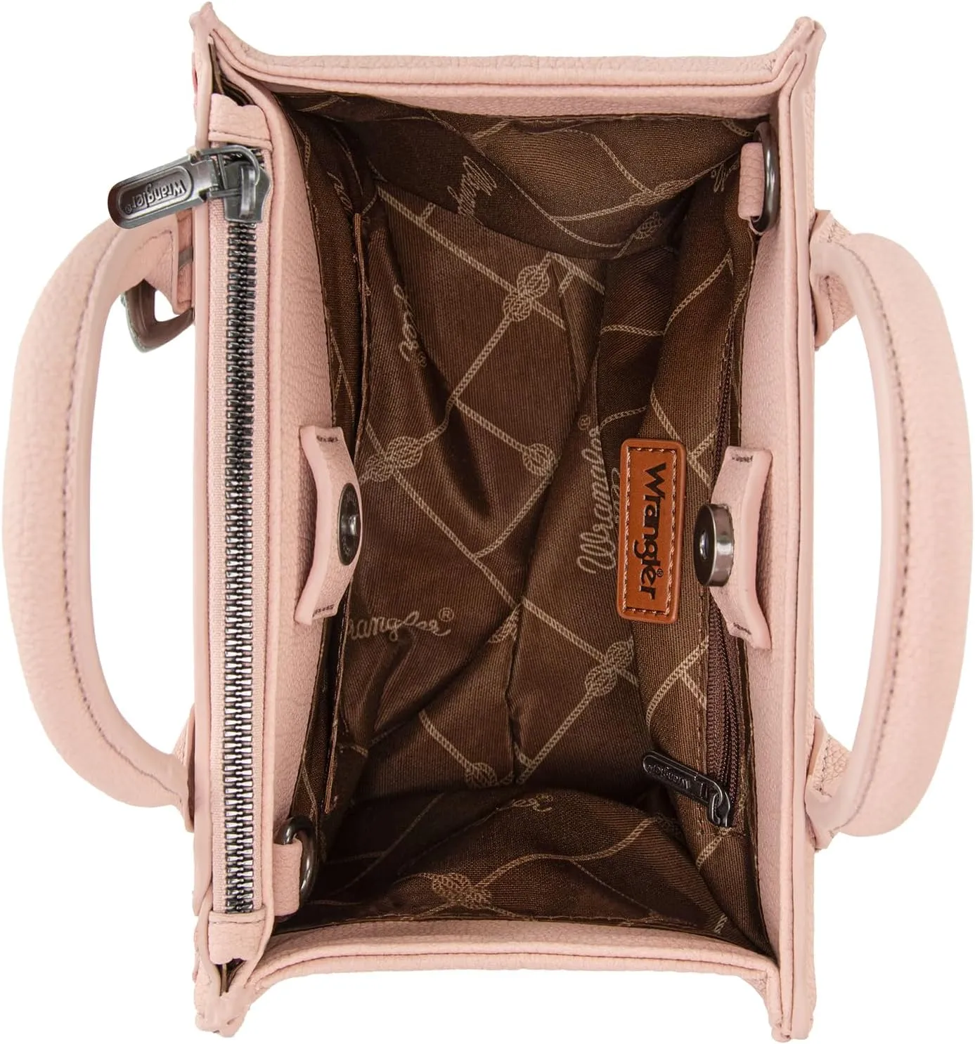 Wrangler Tote Bag for Women Western Cowhide Purse and Wallet Set