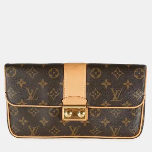 x Sofia Coppola Monogram Canvas Slim Clutch Bag