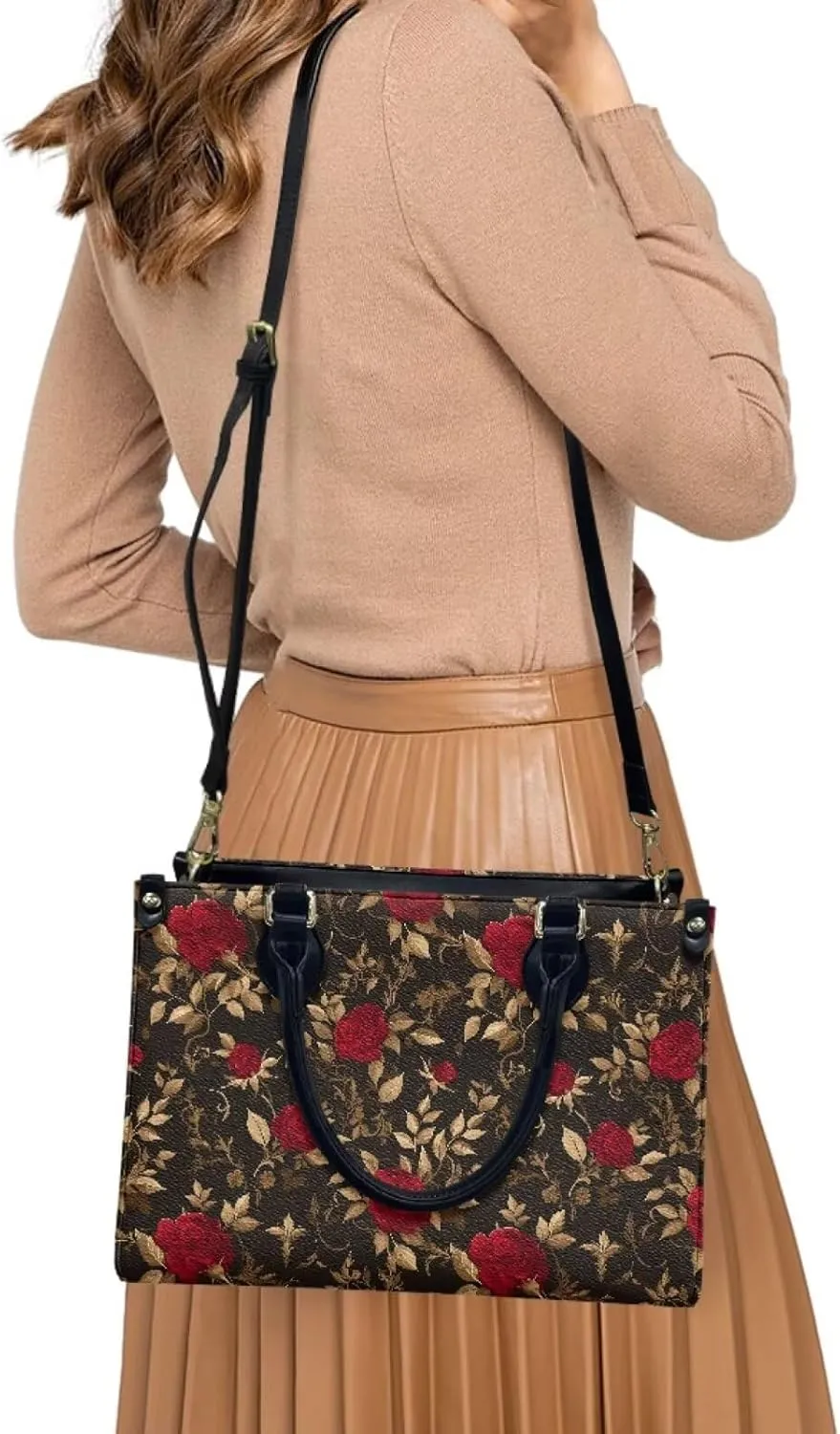 XOTOFIMOD Women Purses and Handbags Top Handle Satchel Wallet Shoulder Designer PU Leather Ladies Tote Bag Handbags for Women