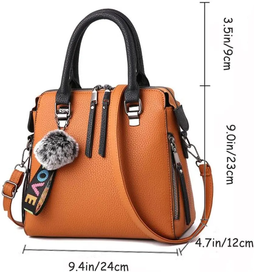 YAQUNICER Small Top-Handle Handbags Hobo Clutch Satchel for Women Purse Faux Leather Shoulder Crossbody Bag