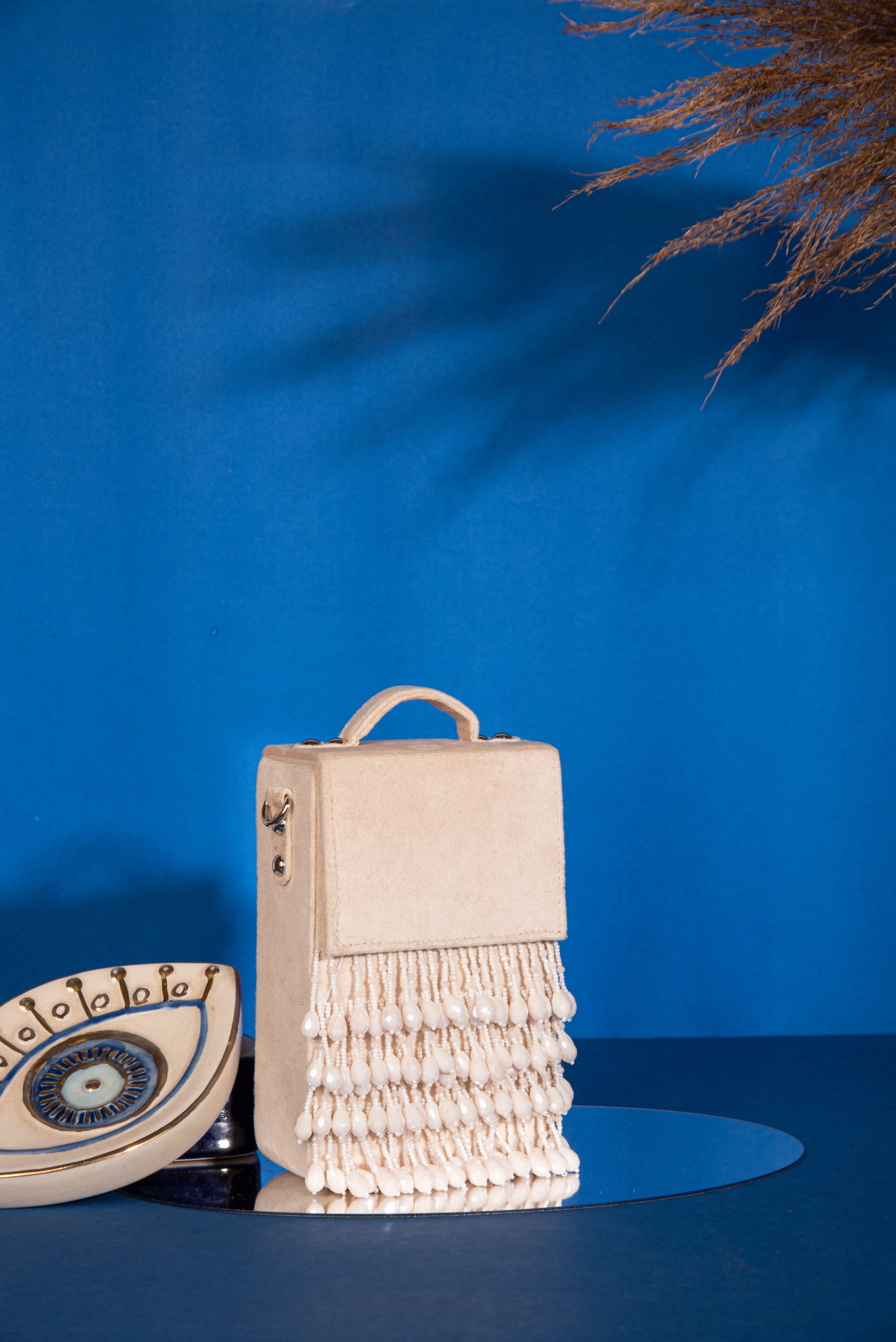 ZARA BOX BAG- White