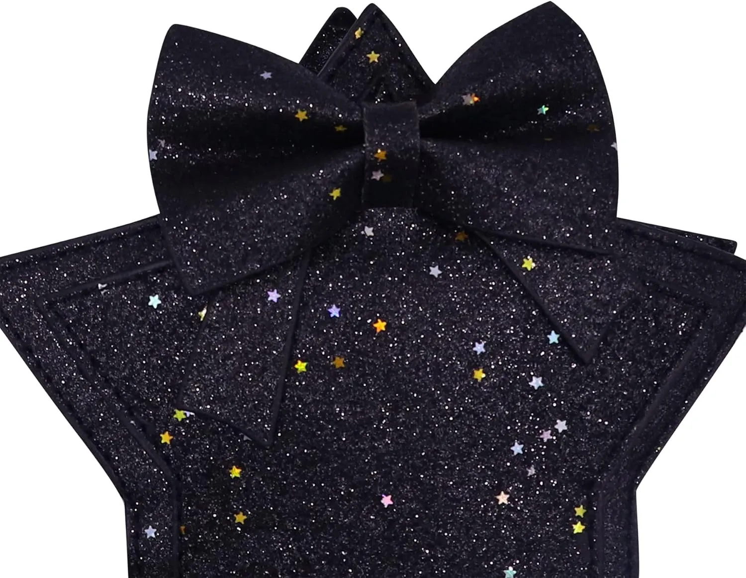 ZGMYC Little Girls Glitter Sequins Crossbody Purse Star-Shaped Bowknot Shoulder Bag Satchel