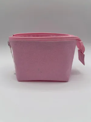 Zipper Bucket Bag - Sparkly Pink