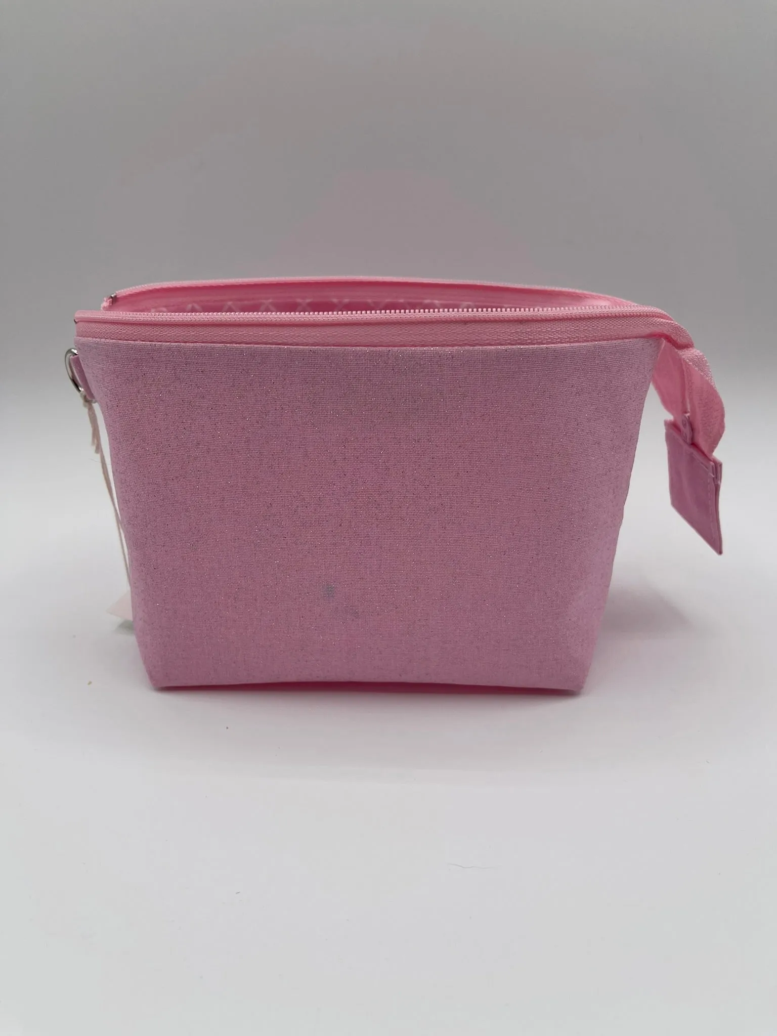 Zipper Bucket Bag - Sparkly Pink