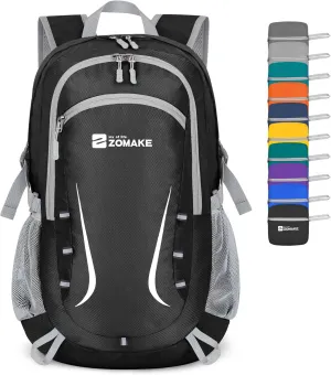 ZOMAKE Lightweight Packable Backpack 35L, Foldable Backpacks Water Resistant Collapsible Light Daypack for Hiking