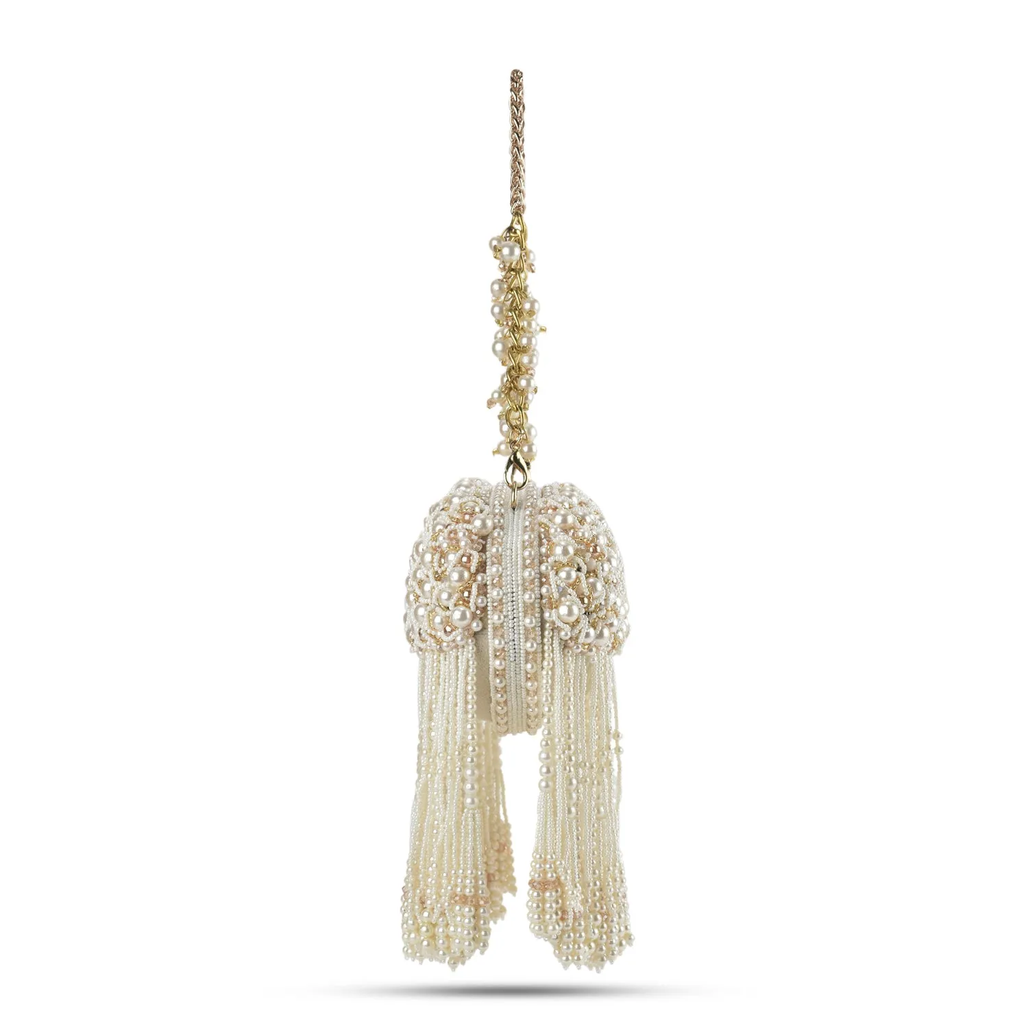 Zuri Oval Clutch - With Tassels